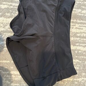 LULULEMON speed up low rise Black Athletic Shorts